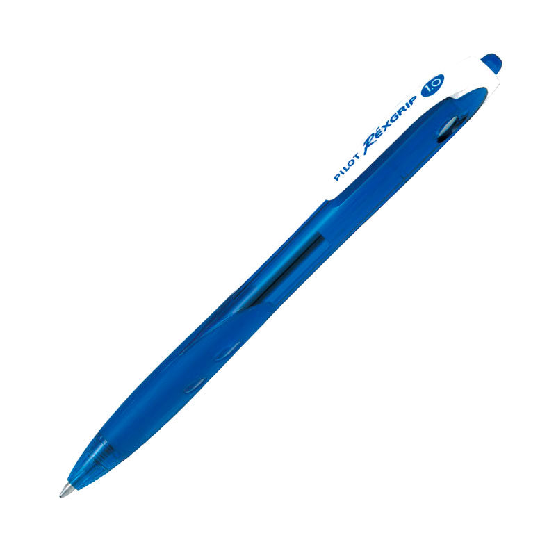 PILOT Rex Grip Ball Pen Medium-1.0mm Blue
