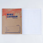 Kraft Cover Exercise Book 80P Medium Small Square