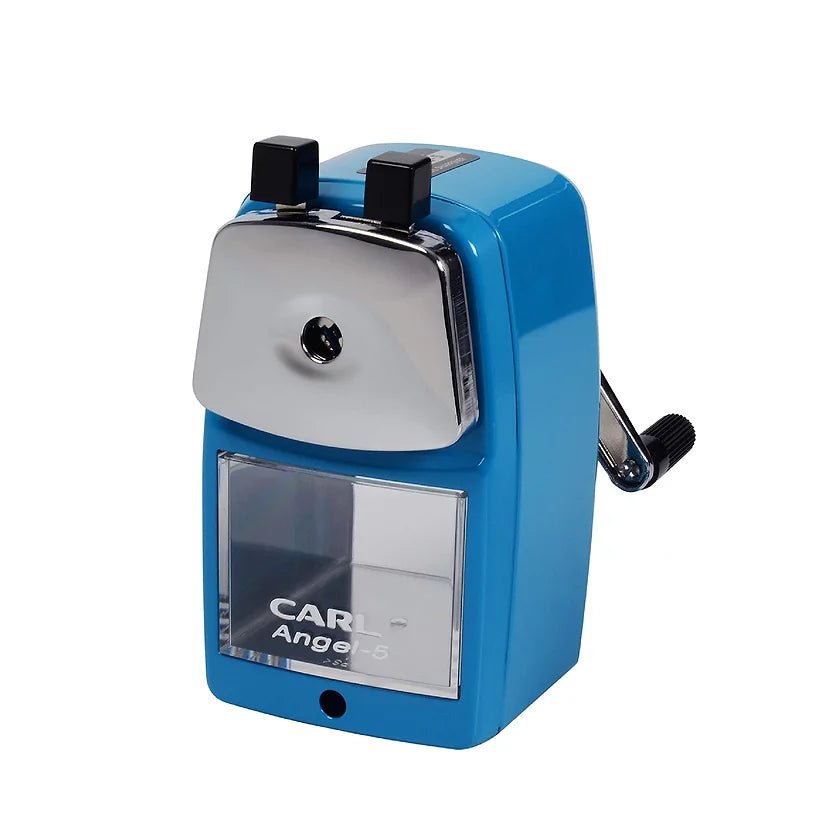 CARL Pencil Sharpener Angel 5 With Clamp Blue Default Title
