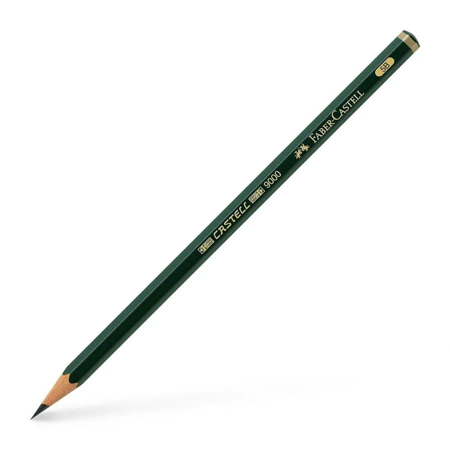 FABER-CASTELL Castell 9000 Graphite Pencil 117105 5B 1s