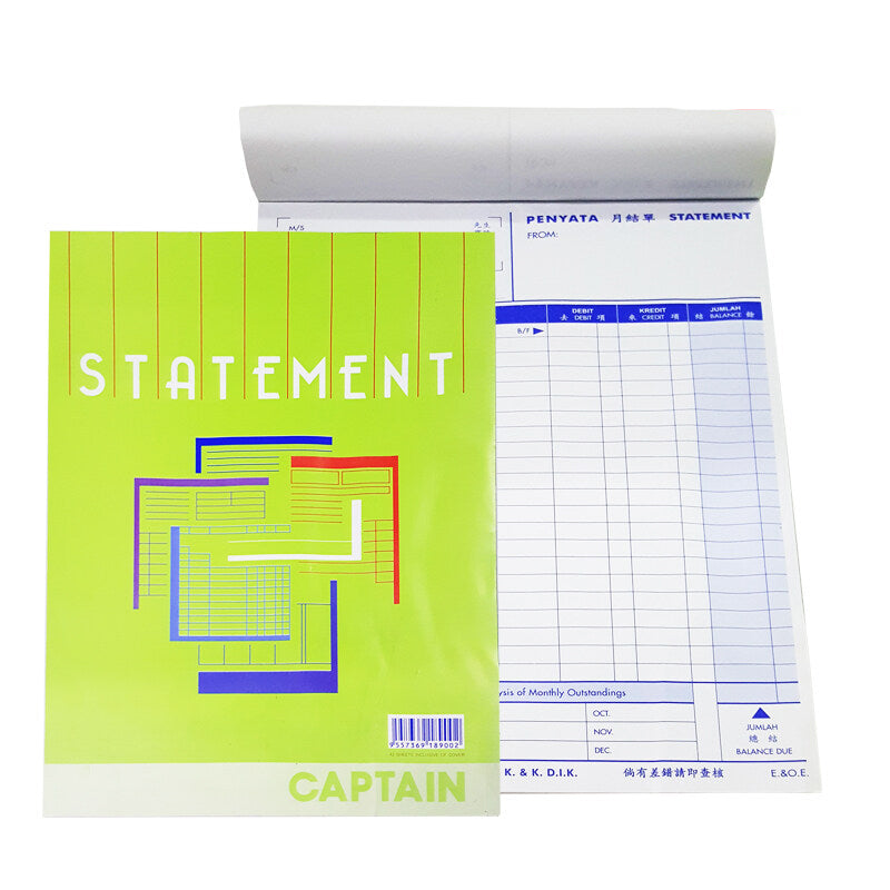 CAPTAIN Statement Pad