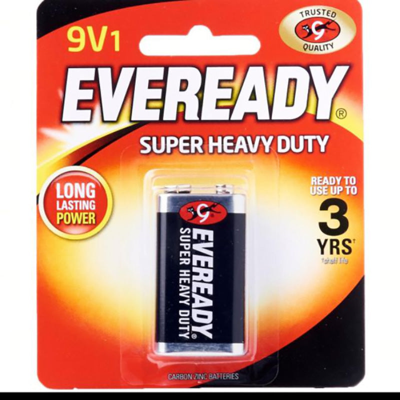 EVEREADY Super Heavy Duty Batteries 9V