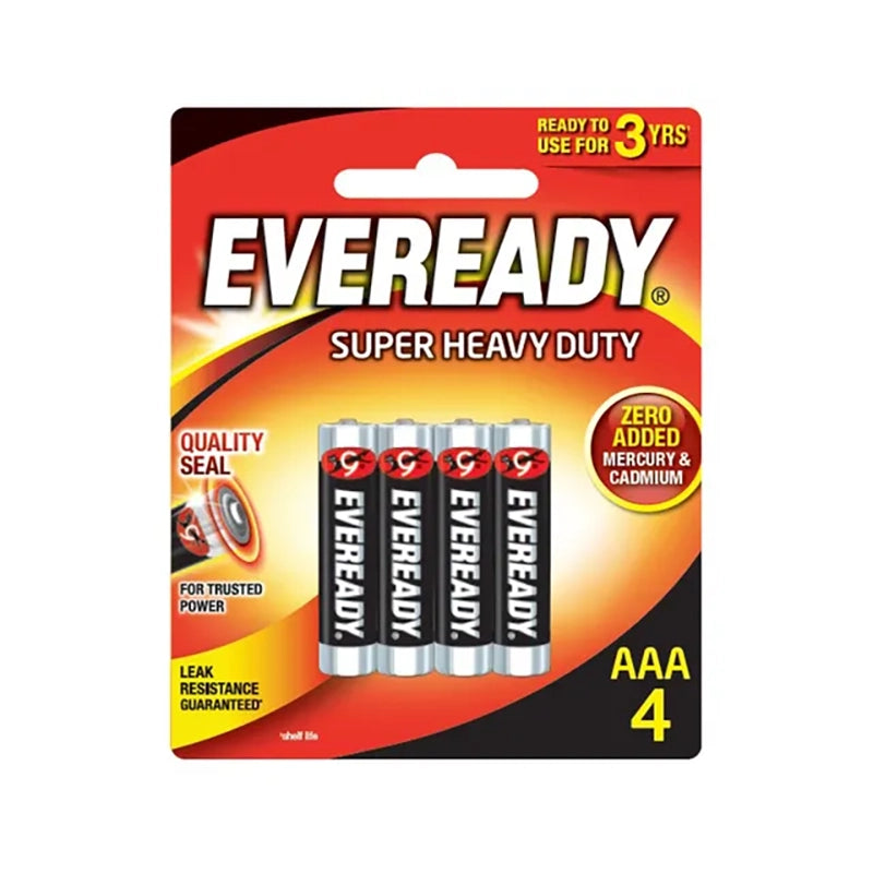 EVEREADY Super Heavy Duty AAA 4pcs 1212BP4