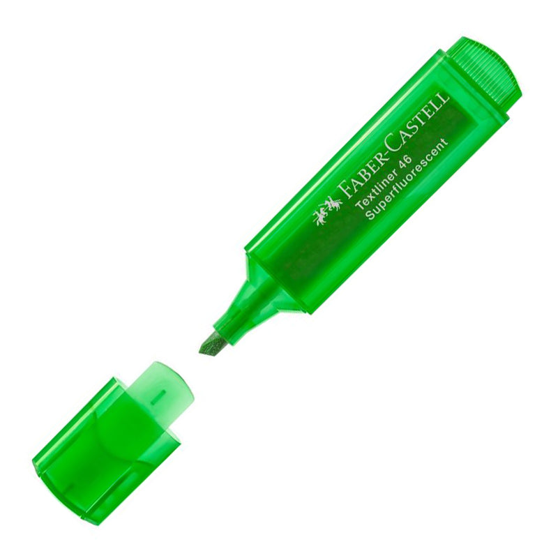 FABER-CASTELL Textliner 46 Super Flourescent 154663 Green 1s Default Title