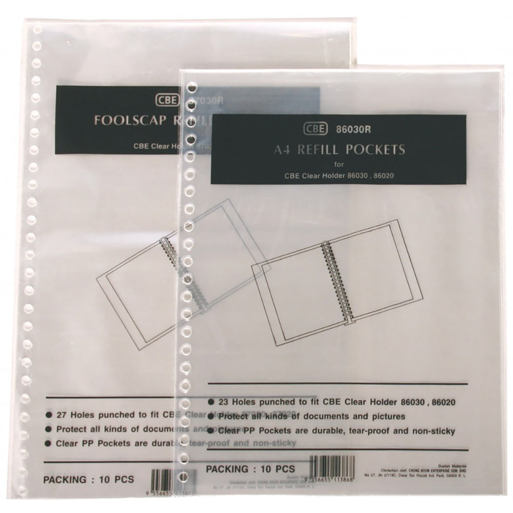 CBE Refill Pocket 87030R F4 10S 27h