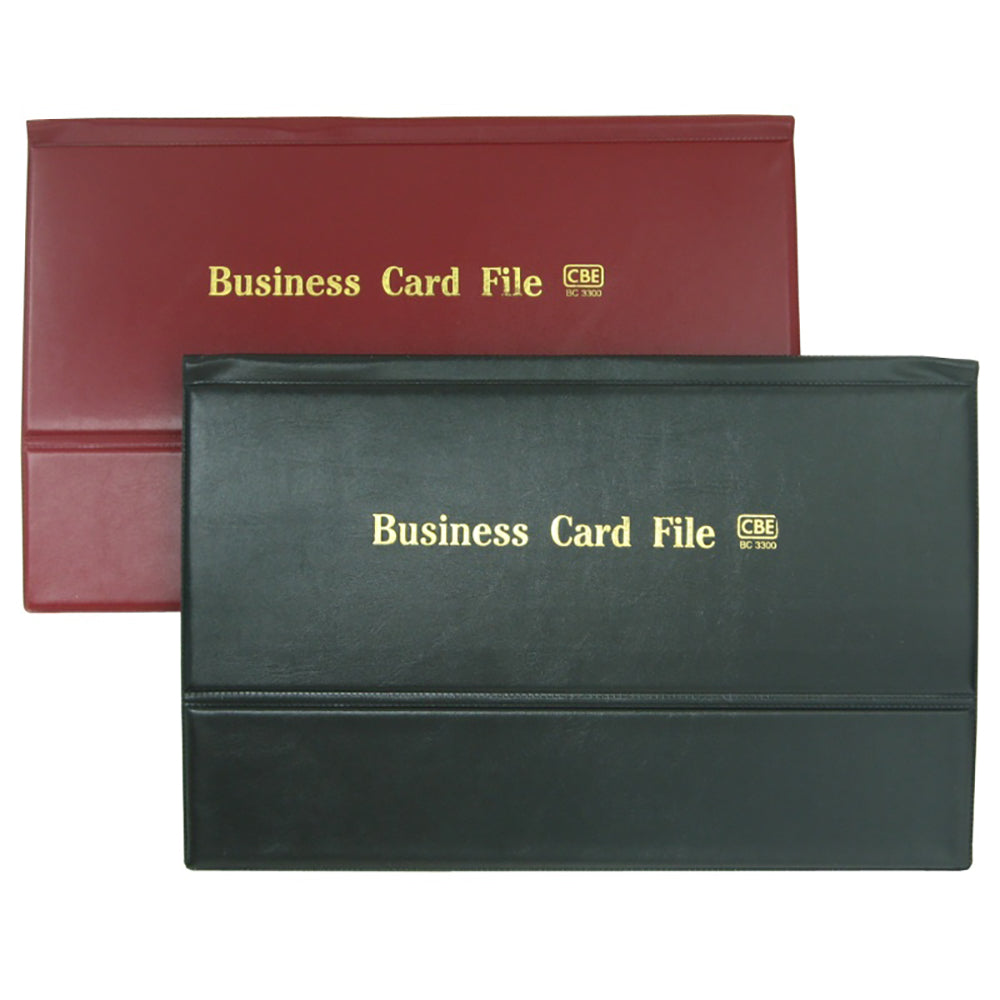CBE Name Card Holder BC3300 PVC 300 cards 2Cols