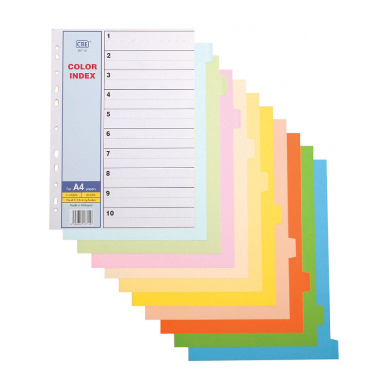 CBE Colour Index 907 A4-Paper 10Cols Default Title