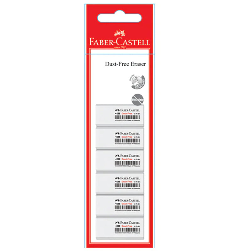 FABER CASTELL Dust Free Eraser 7086-40 6BC Default Title