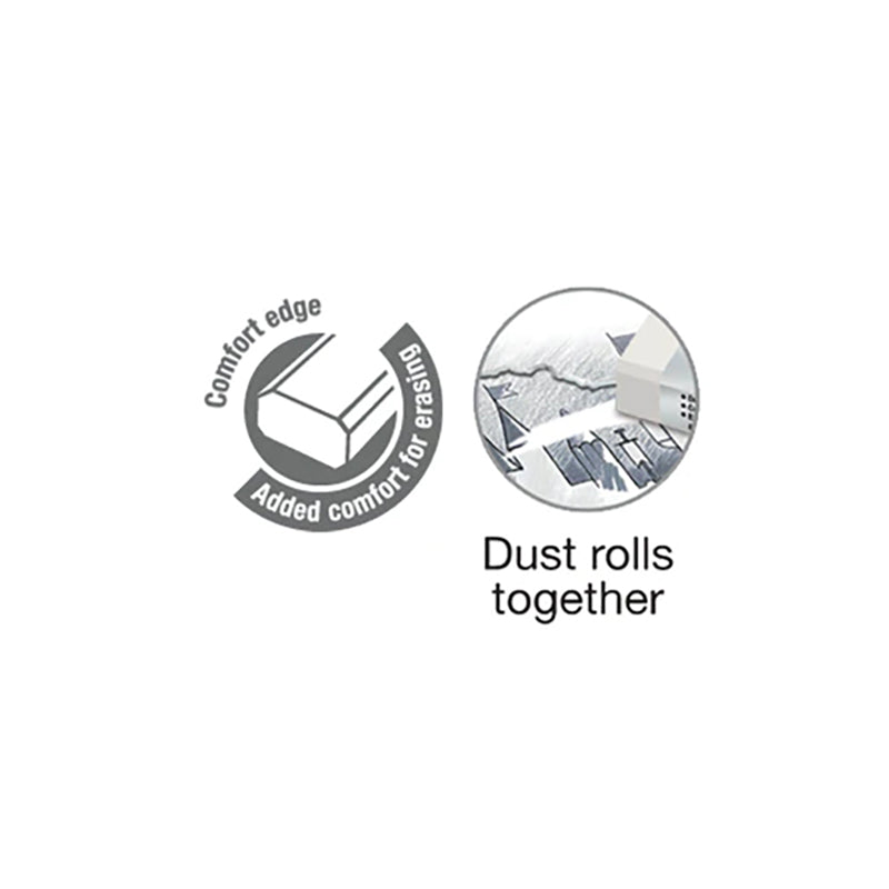FABER-CASTELL Dust Free Eraser 187152 Grey 3BC Default Title