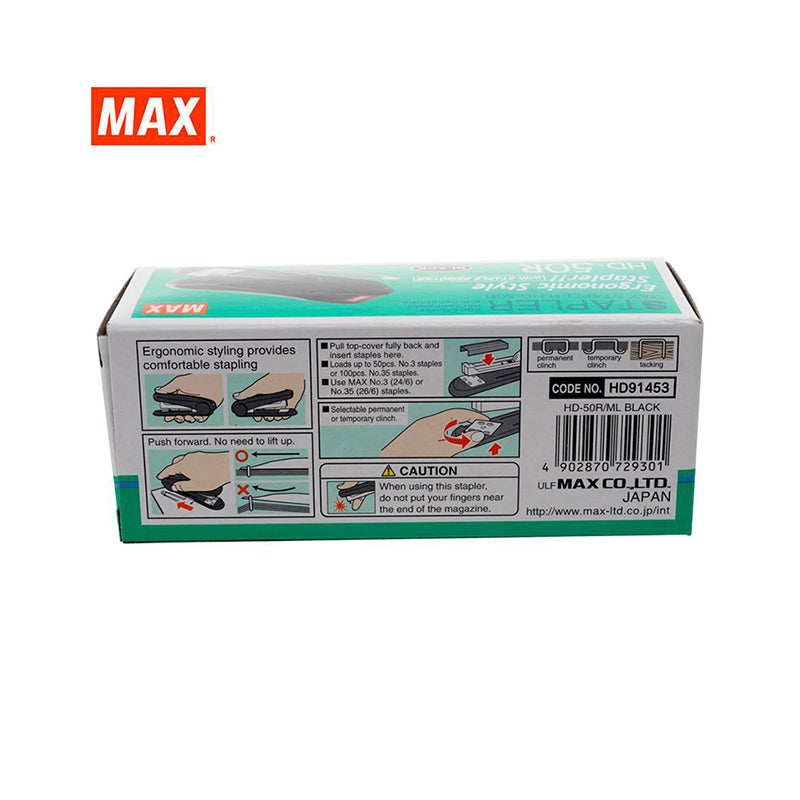 MAX Stapler HD-50R Black