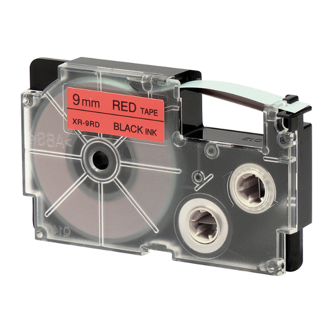 CASIO EZ Label Tape Cartridge 6mm Black on Red Default Title
