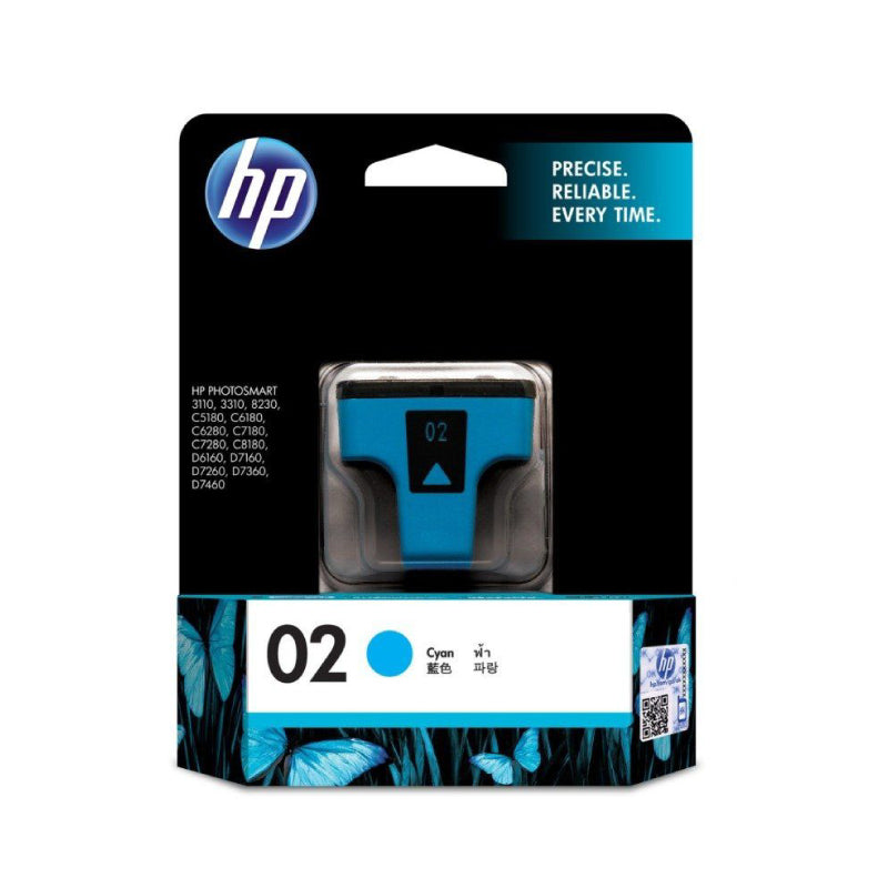 HP Ink Cartridge 02 Cyan Default Title