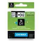 DYMO Label Manager Tape D1 12mmx7M Black on White Default Title