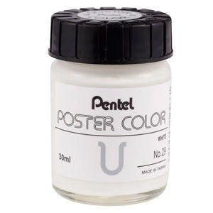 PENTEL Poster Colour 30cc WPU2-White