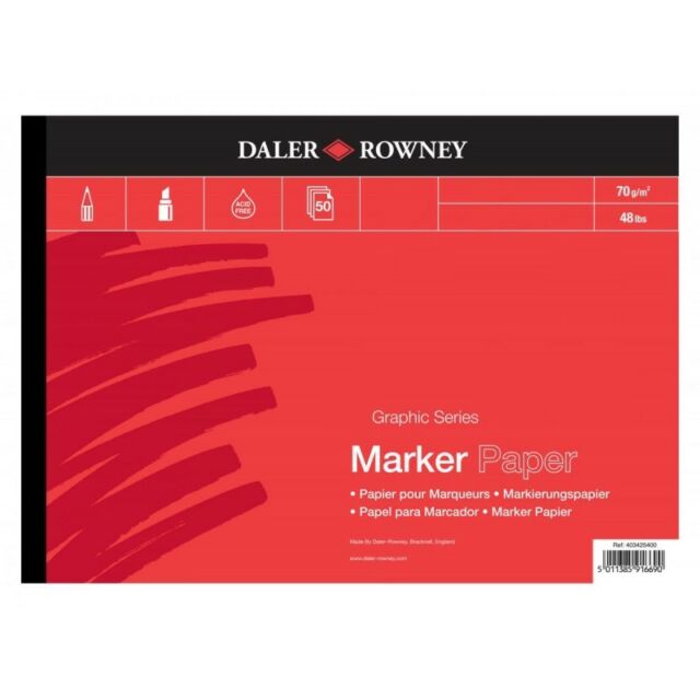 DALER ROWNEY Series A Bleedproof Marker Pad A2 Default Title