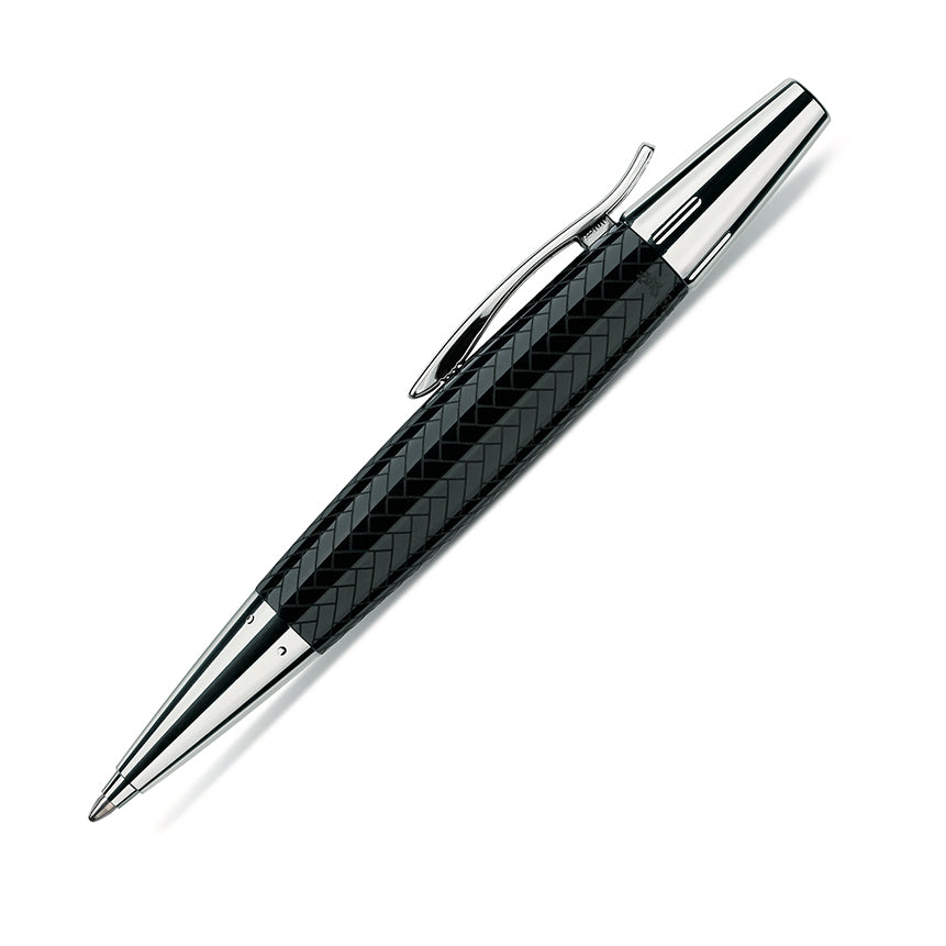 FABER-CASTELL DESIGN e-motion Parquet Black Twist Ball Pen Default Title