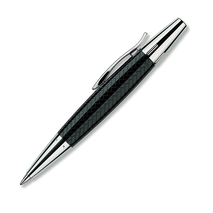 FABER-CASTELL DESIGN e-motion Parquet Black Twist Ball Pen Default Title