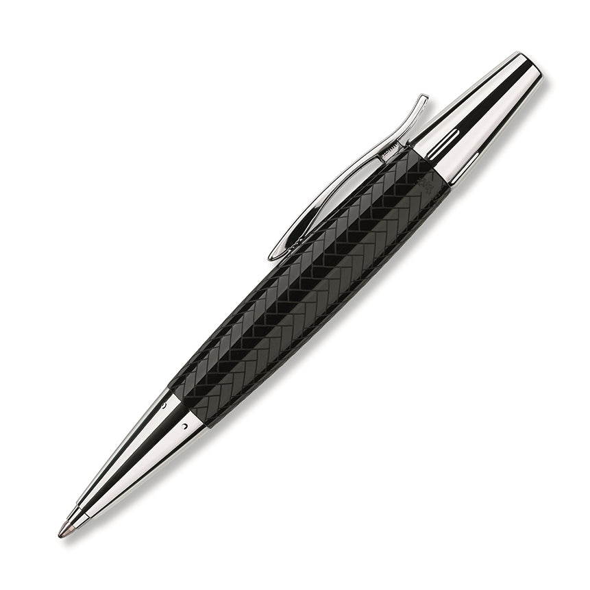 FABER-CASTELL DESIGN e-motion Parquet Black Twist Ball Pen Default Title