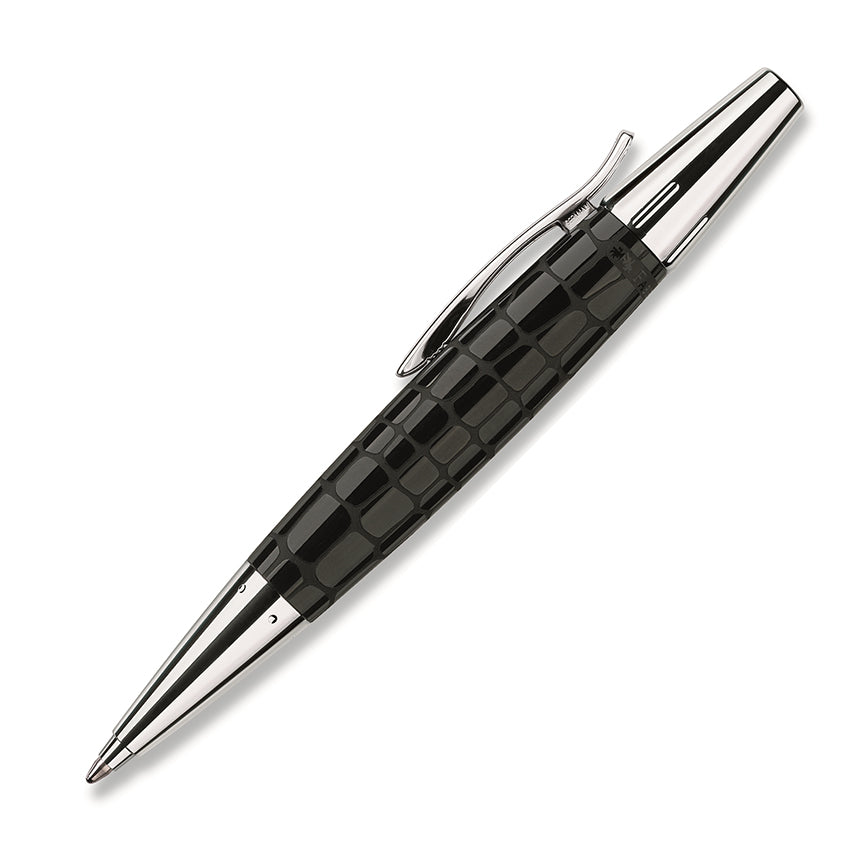 FABER-CASTELL DESIGN e-motion Croco Black Twist Ball Pen Default Title