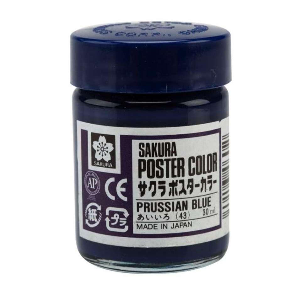SAKURA Poster Color 30ml #43 Prussian Blue