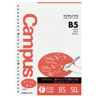 KOKUYO Campus Loose Leaf B5 Red/Blue Lines 50s Default Title