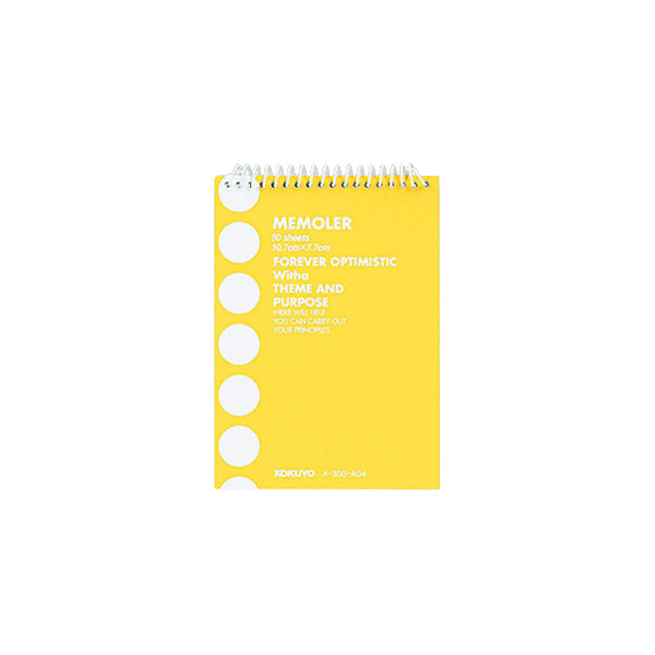 KOKUYO Memoler Pocket Memo Pad A7 Yellow Default Title