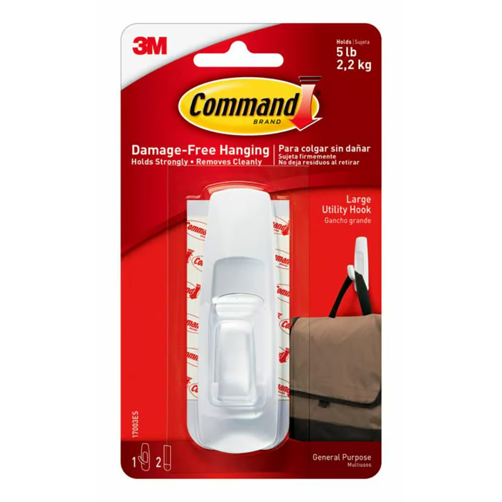 3M Command General Hooks 17003 Utility-Large 1HK+2