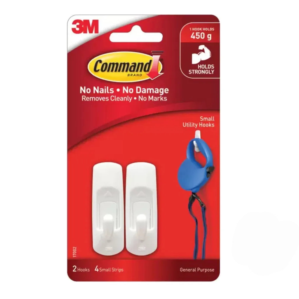 3M Command General Hooks 17002 Utility-Small 2HK+4