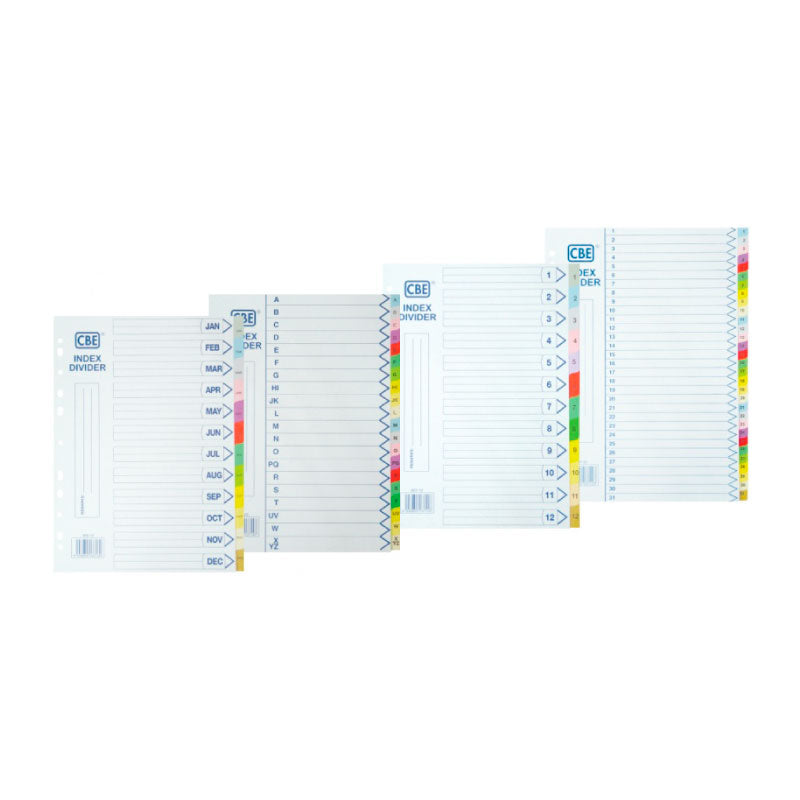 CBE Colour Index 900-20 A4-Paper A-Z – CzipLee Retail