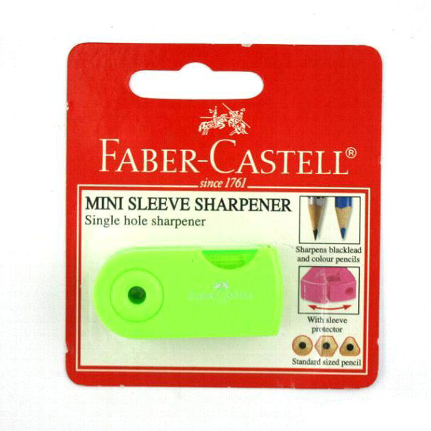 FABER-CASTELL Mini Sleeve Sharpener 182791 Pastel