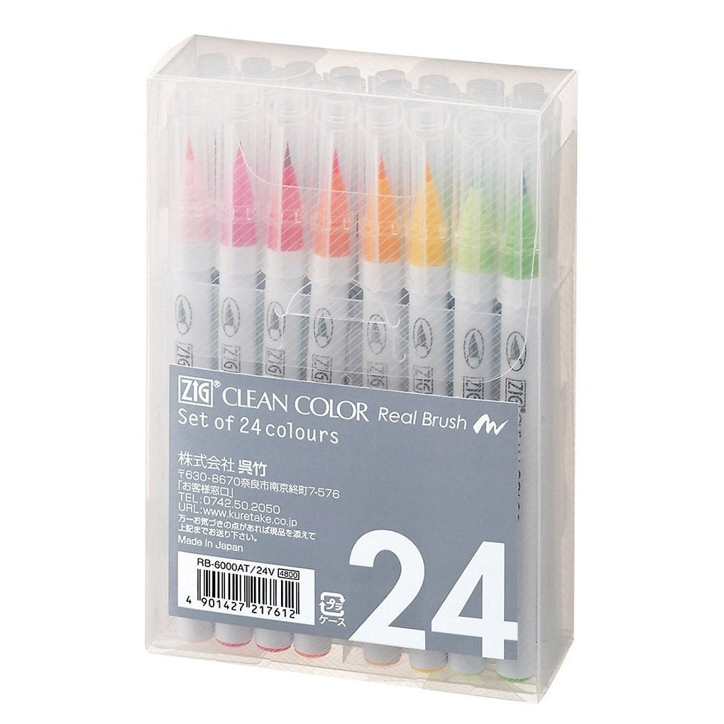 ZIG Clean Color Real Brush Set 24s Default Title