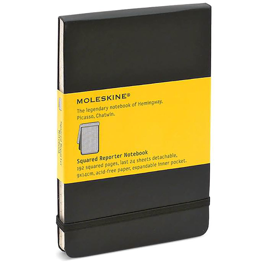 MOLESKINE Classic Reporter Pocket Squared Black