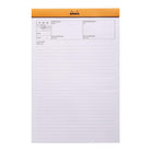 RHODIA Basics Fax No.191 A4+ 210x318mm Orange