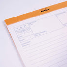 RHODIA Basics Fax No.191 A4+ 210x318mm Orange