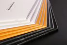 RHODIA Classic Stapled A7 75x120mm 5x5 Sq Orange/Black