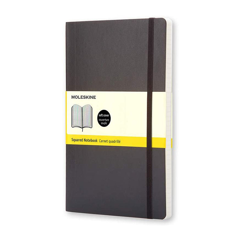 MOLESKINE Classic Large Squared Soft Black