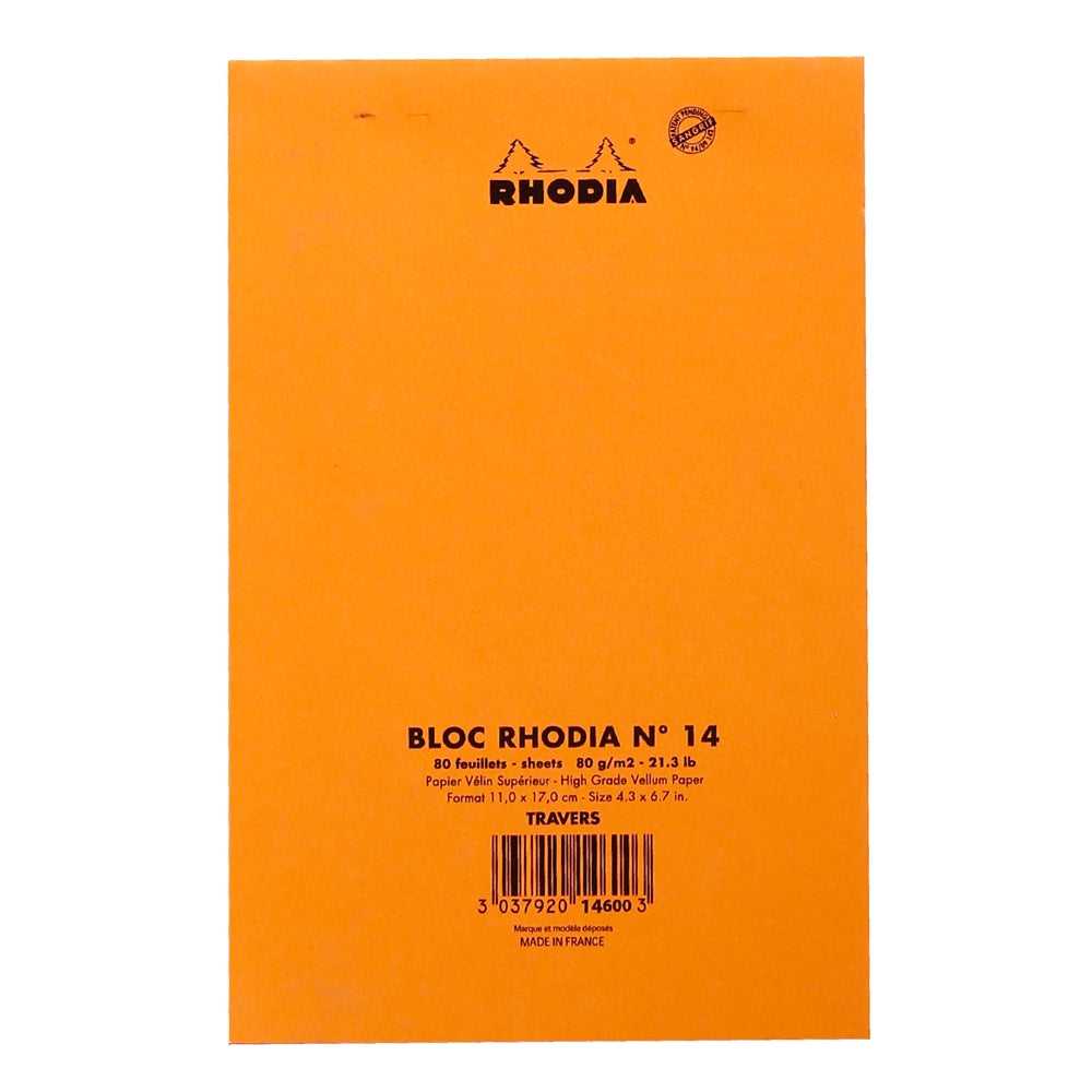 RHODIA Basics No.14 110x170mm Lined hsp Orange Default Title