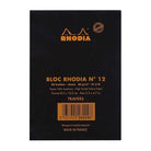 RHODIA Basics No.12 85x120mm Lined hsp Black Default Title