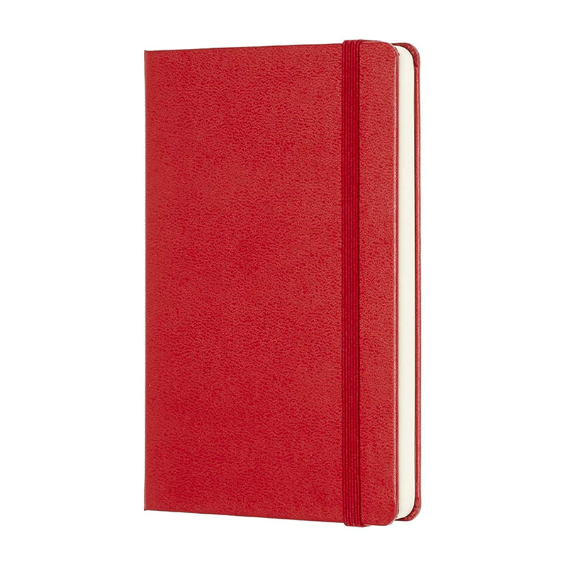 MOLESKINE Classic Pocket Plain Hard Scarlet Red