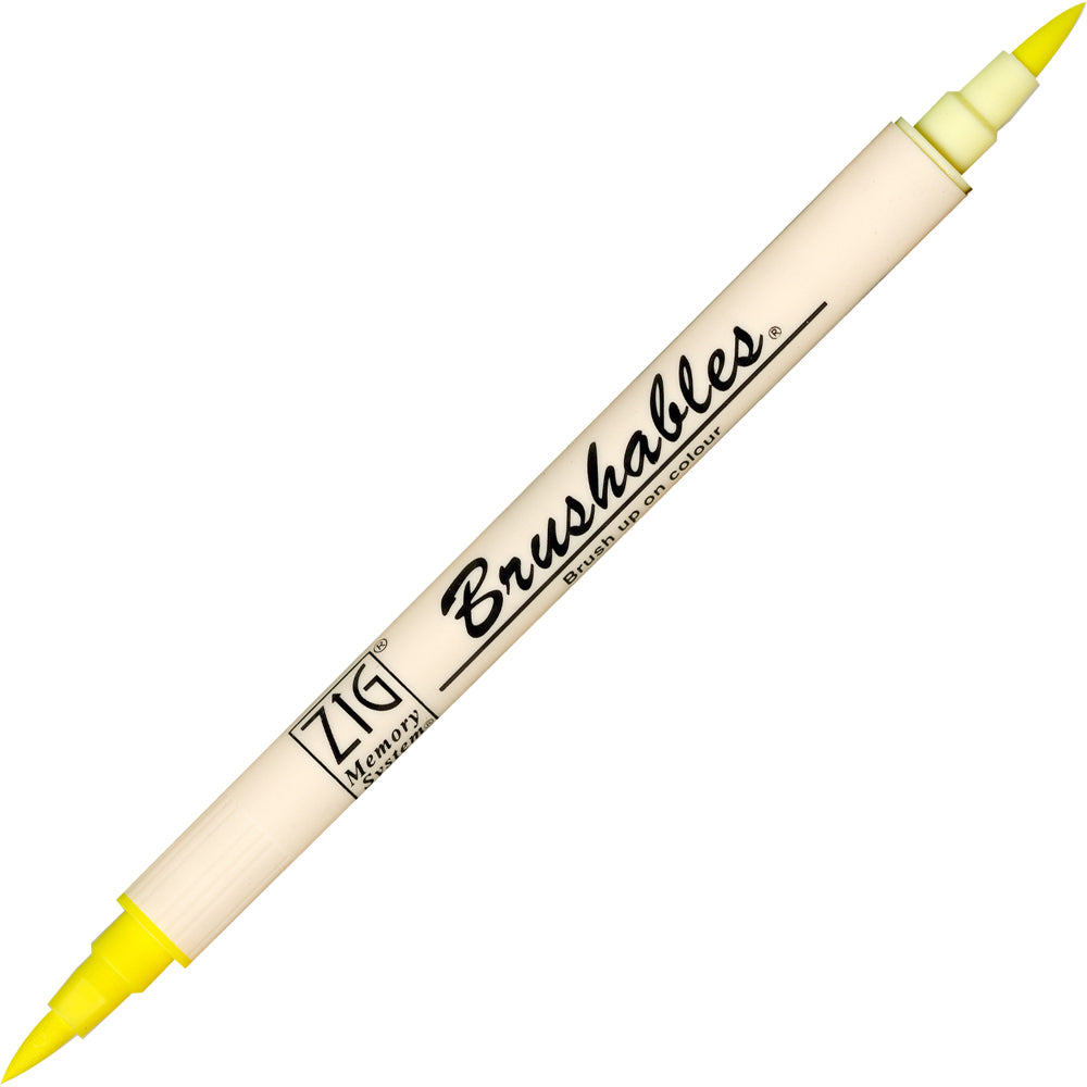 ZIG MS Brushables Brush Pen 050 Pure Yellow Default Title