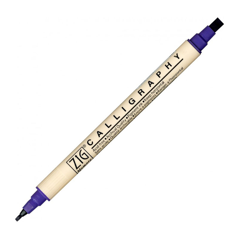 ZIG MS Calligraphy Twin Tip Marker 080 Pure Violet Default Title