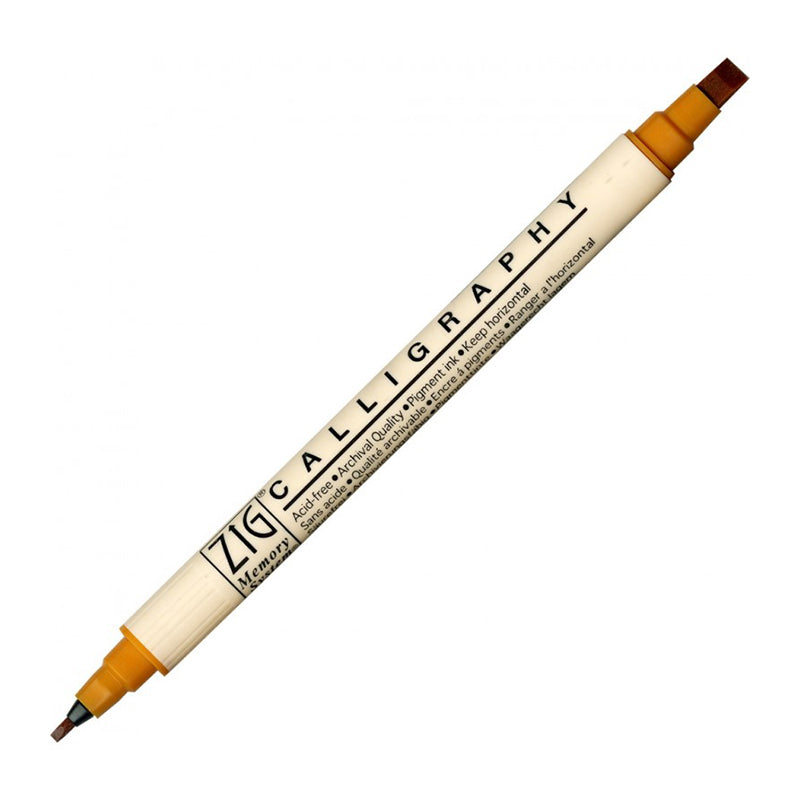 ZIG MS Calligraphy Twin Tip Marker 061 Wheat Default Title