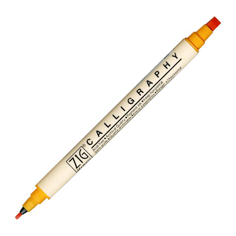 ZIG MS Calligraphy Twin Tip Marker 052 Apricot Default Title
