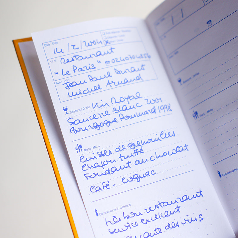 QUO VADIS Agenda De La Table-Yellow 1218691