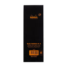 RHODIA Basics No.8 74x210mm 5x5 Sq hsp Black Default Title