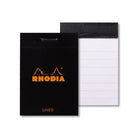 RHODIA Basics No.10 20x75mm Lined hsp Black Default Title