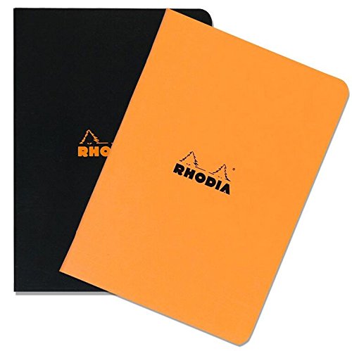 RHODIA Classic Stapled A4 210x297mm Lined Orange