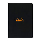 RHODIA Classic Stapled A4 210x297mm Lined Black Default Title