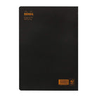 RHODIA Classic Stapled A4 210x297mm Lined Black Default Title