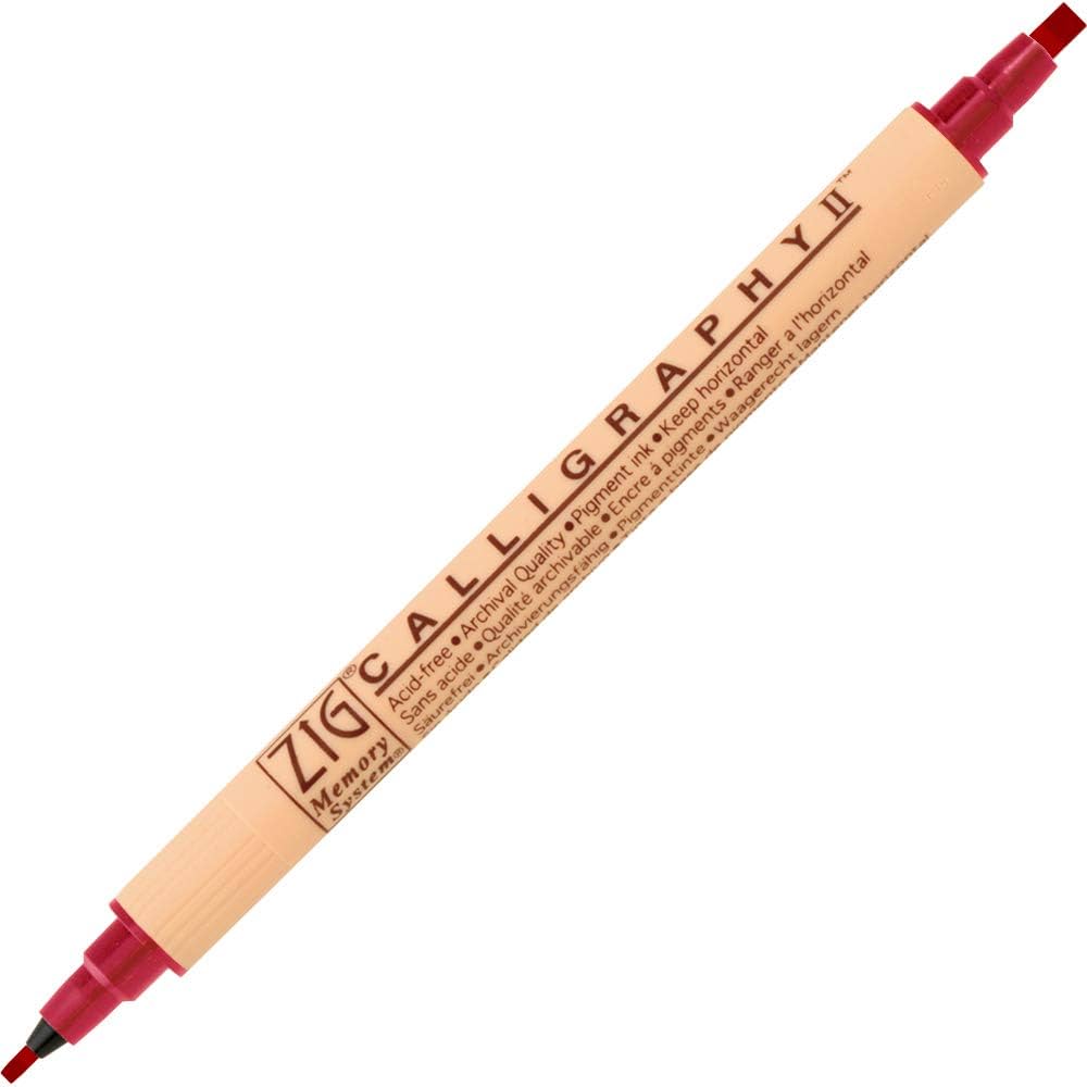 ZIG MS Fine & Chisel Marker 024 Rose